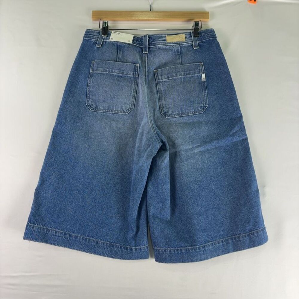 Ag Adriano Goldschmied Wide Leg Jean Shorts - Picture 5 of 6